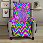 Dizzy Spiral Moving Optical Illusion Armchair Protector