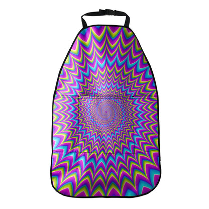 Dizzy Spiral Moving Optical Illusion Car Seat Organizers