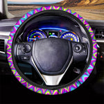 Dizzy Spiral Moving Optical Illusion Car Steering Wheel Cover