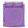 Dizzy Spiral Moving Optical Illusion Duvet Cover Bedding Set