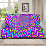 Dizzy Spiral Moving Optical Illusion Futon Protector