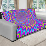 Dizzy Spiral Moving Optical Illusion Futon Protector