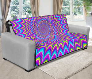 Dizzy Spiral Moving Optical Illusion Futon Protector