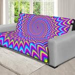 Dizzy Spiral Moving Optical Illusion Futon Protector