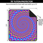 Dizzy Spiral Moving Optical Illusion Futon Protector