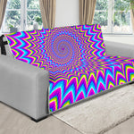 Dizzy Spiral Moving Optical Illusion Futon Protector