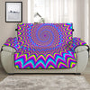 Dizzy Spiral Moving Optical Illusion Half Sofa Protector