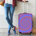 Dizzy Spiral Moving Optical Illusion Luggage Cover