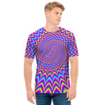 Dizzy Spiral Moving Optical Illusion Men's T-Shirt