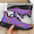 Dizzy Spiral Moving Optical Illusion Mesh Knit Shoes