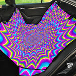 Dizzy Spiral Moving Optical Illusion Pet Car Back Seat Cover