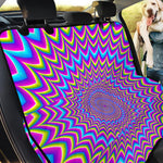 Dizzy Spiral Moving Optical Illusion Pet Car Back Seat Cover
