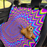 Dizzy Spiral Moving Optical Illusion Pet Car Back Seat Cover
