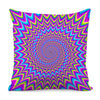 Dizzy Spiral Moving Optical Illusion Pillow Cover