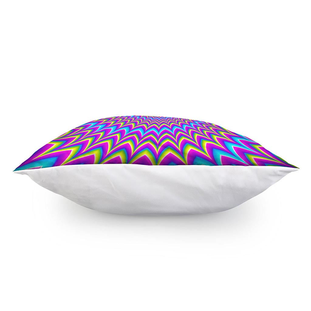 Dizzy Spiral Moving Optical Illusion Pillow Cover