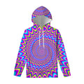 Dizzy Spiral Moving Optical Illusion Pullover Hoodie