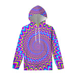 Dizzy Spiral Moving Optical Illusion Pullover Hoodie