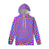 Dizzy Spiral Moving Optical Illusion Pullover Hoodie