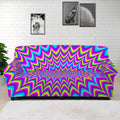Dizzy Spiral Moving Optical Illusion Sofa Cover