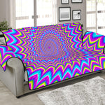 Dizzy Spiral Moving Optical Illusion Sofa Protector