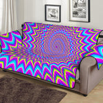 Dizzy Spiral Moving Optical Illusion Sofa Protector