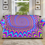 Dizzy Spiral Moving Optical Illusion Sofa Protector