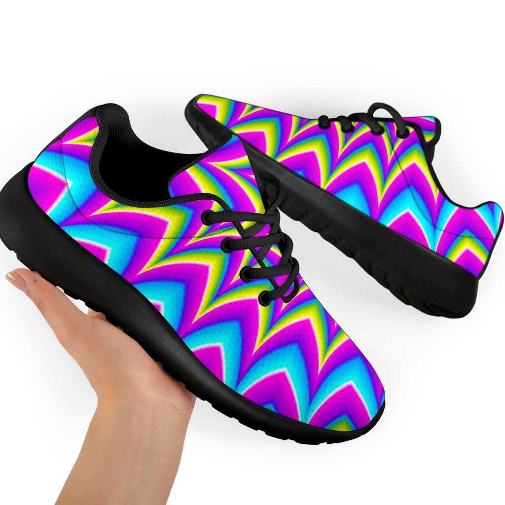 Dizzy Spiral Moving Optical Illusion Sport Shoes GearFrost