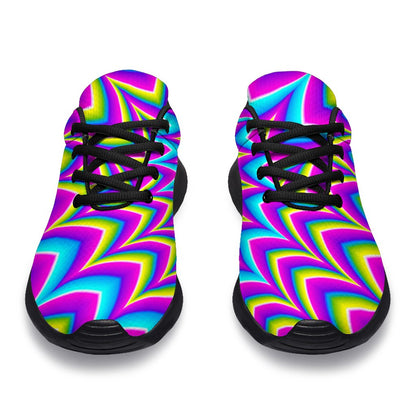 Dizzy Spiral Moving Optical Illusion Sport Shoes GearFrost