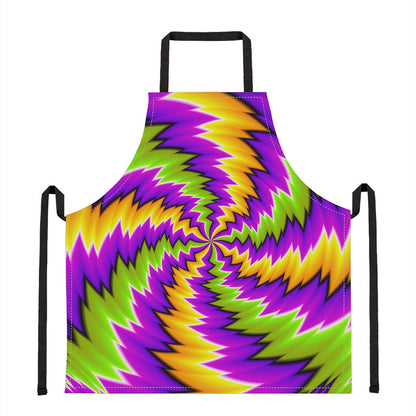 Dizzy Vortex Moving Optical Illusion Apron