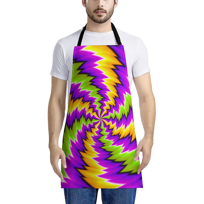 Dizzy Vortex Moving Optical Illusion Apron