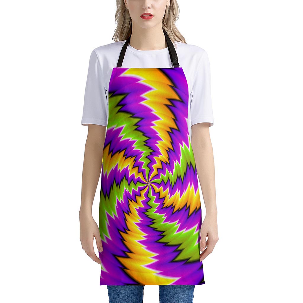 Dizzy Vortex Moving Optical Illusion Apron