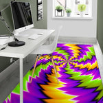 Dizzy Vortex Moving Optical Illusion Area Rug GearFrost