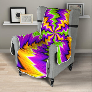 Dizzy Vortex Moving Optical Illusion Armchair Protector