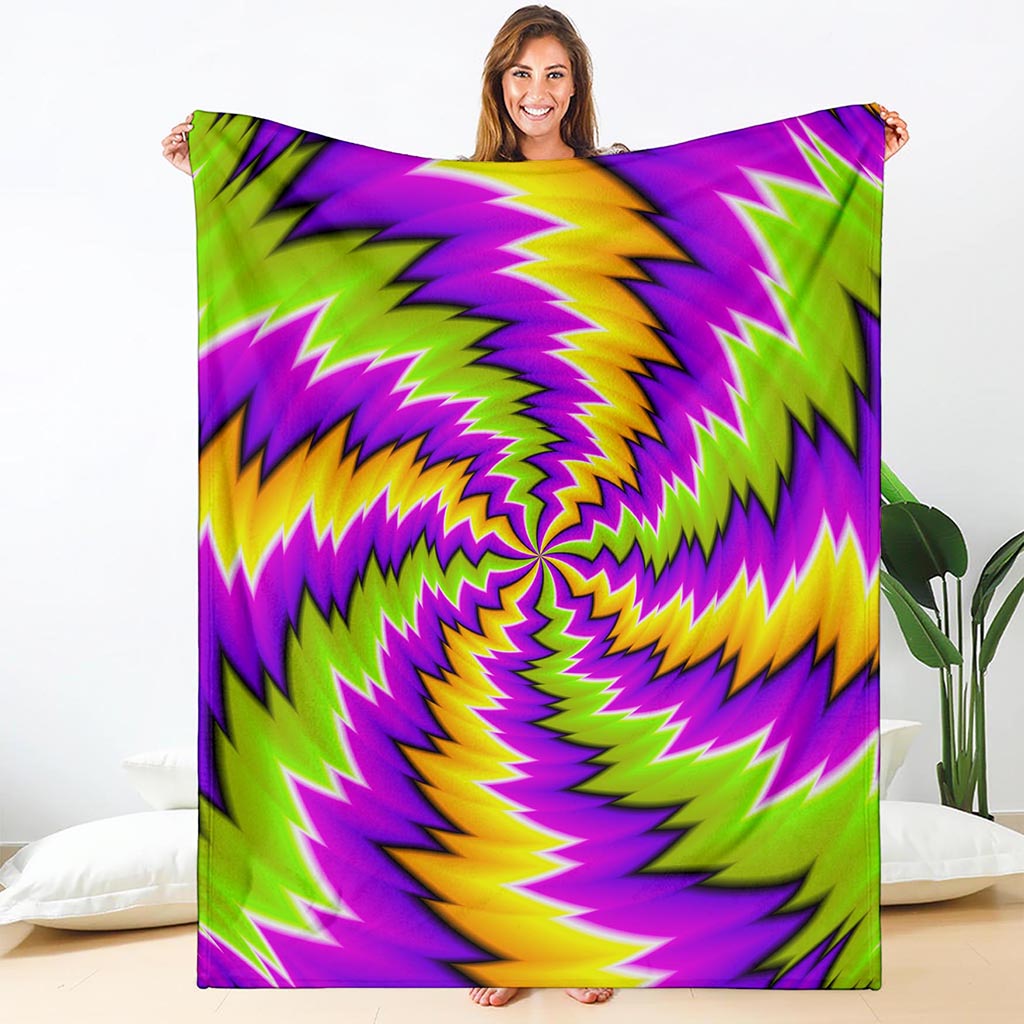 Dizzy Vortex Moving Optical Illusion Blanket