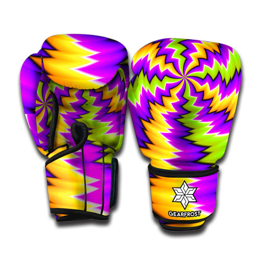 Dizzy Vortex Moving Optical Illusion Boxing Gloves