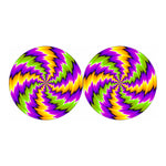 Dizzy Vortex Moving Optical Illusion Car Coasters