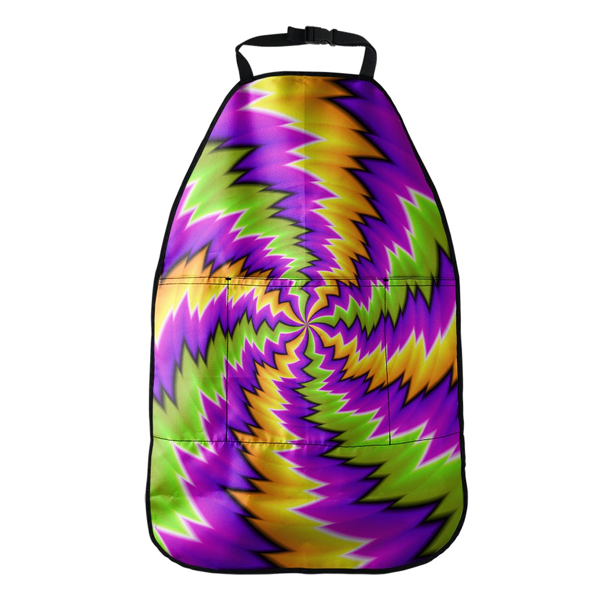 Dizzy Vortex Moving Optical Illusion Car Seat Organizers