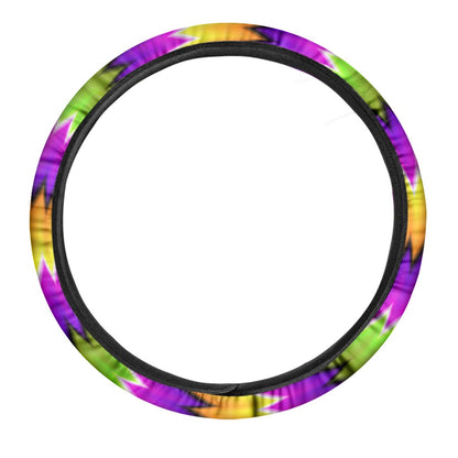 Dizzy Vortex Moving Optical Illusion Car Steering Wheel Cover
