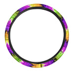 Dizzy Vortex Moving Optical Illusion Car Steering Wheel Cover