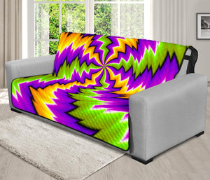 Dizzy Vortex Moving Optical Illusion Futon Protector