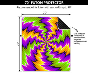 Dizzy Vortex Moving Optical Illusion Futon Protector