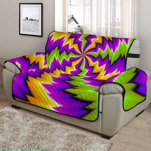 Dizzy Vortex Moving Optical Illusion Half Sofa Protector