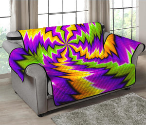 Dizzy Vortex Moving Optical Illusion Loveseat Protector