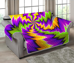 Dizzy Vortex Moving Optical Illusion Loveseat Protector