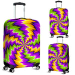 Dizzy Vortex Moving Optical Illusion Luggage Cover GearFrost