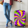 Dizzy Vortex Moving Optical Illusion Luggage Cover