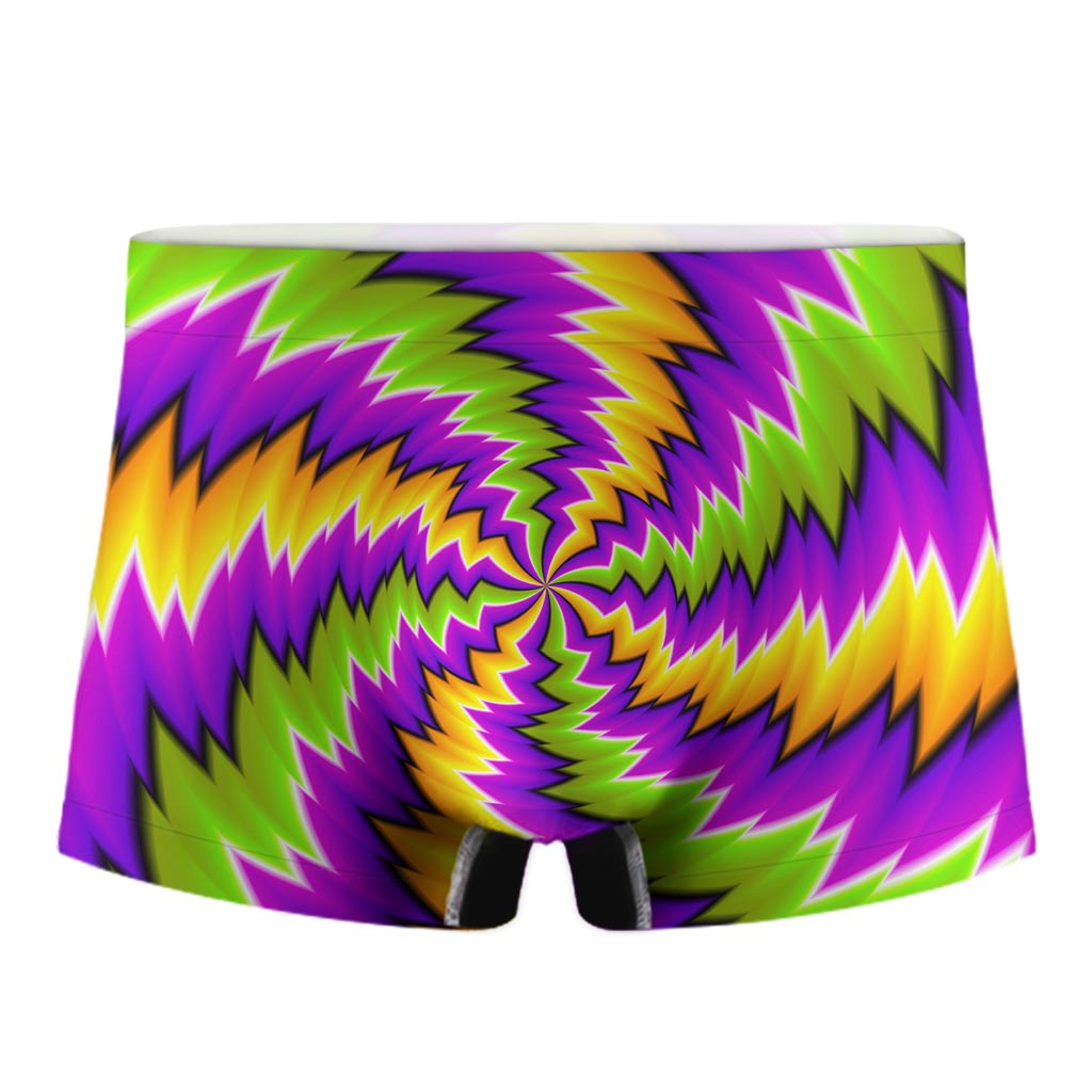 Dizzy Vortex Moving Optical Illusion Men's Boxer Briefs