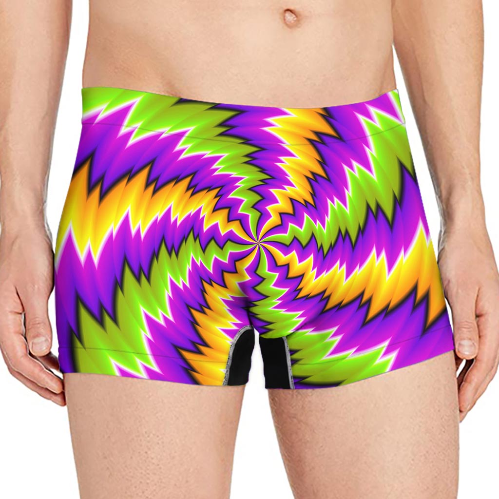 Dizzy Vortex Moving Optical Illusion Men's Boxer Briefs