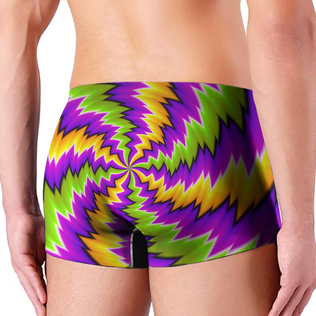 Dizzy Vortex Moving Optical Illusion Men's Boxer Briefs