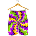 Dizzy Vortex Moving Optical Illusion Men's Shorts